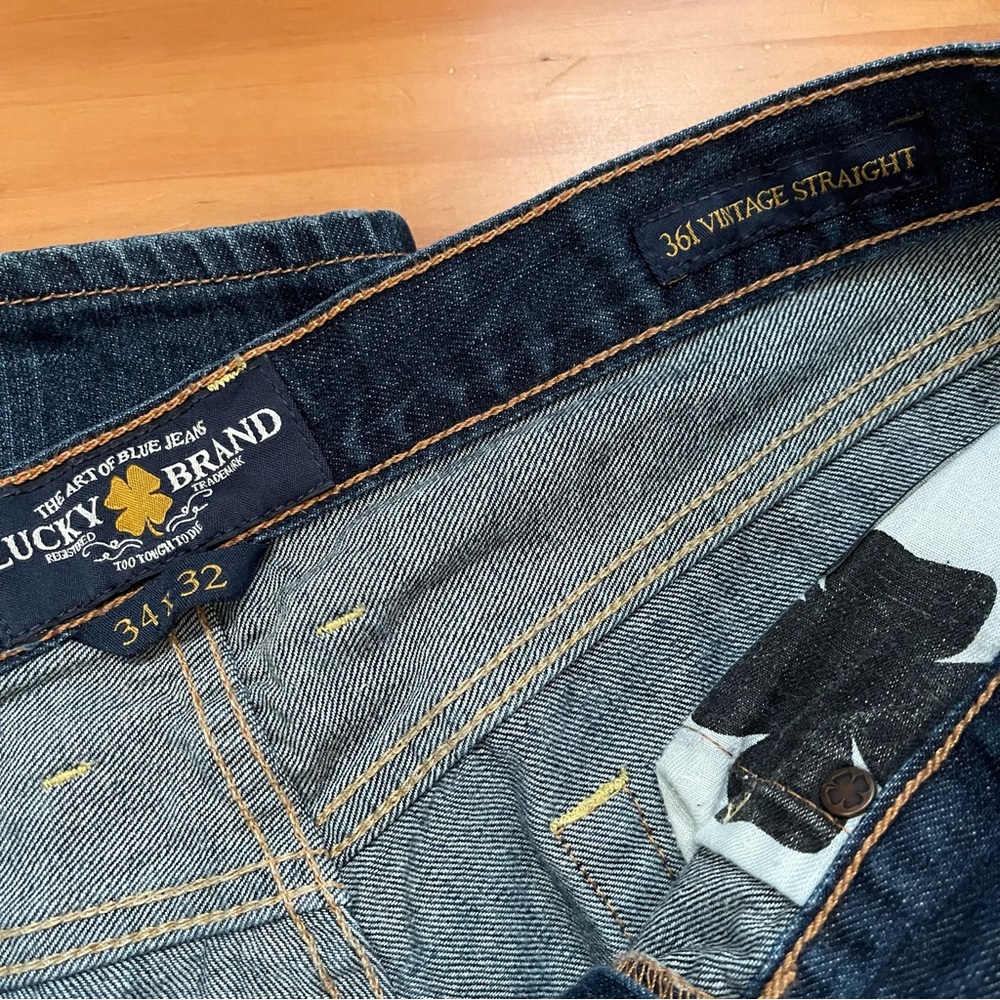 Lucky Brand 361 Vintage Straight Leg Jeans sz 34 x 32 - Picture 11 of 14